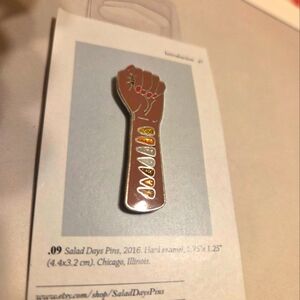 Resistence Is Beautiful Enamel Pin